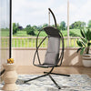 Hanging Swing Chair Outdoor Swing Garden Patio Hanging Wicker Hammock Pod Chair