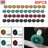 Abrasive Wheel Buffing Polishing Wheel 80Pc Set For Dremel Rotary tool 3mm shank