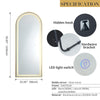 Arched LED Mirror with Touch Control (150x60 cm)