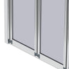 Shower Screen Over Bath Door Glass Enclosure Framed Fold Panel 800 mmx 1400 mm