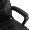 Executive Office Chair High Back Computer Chair with Armrests Black