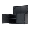 400 Litre PE Wicker Shed Waterproof Outdoor Garden Storage Box Furniture Utility