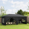 3 x 6m Garden Heavy Duty Gazebo Marquee Party Tent Canopy