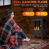 Freestanding Ethanol Fireplace Indoor Burner 1.2L Tank 3Hrs Flame Heater