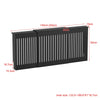 Radiator Cover Vertical Slat Modern Stylish MDF Wood White Black Cabinet Shelf