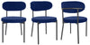 2 Velvet Dining Chairs Velvet Seat Chairs Plush velvet seat and backrest