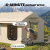 Inflatable Tents 4 Season Blow Up Tent 6-8 Person Khaki