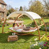 Hammock Garden Swing Chair 2 Person Hanging Seat Lounger Sun Canopy Washable