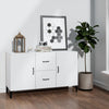 Modern Wooden Sideboard Storage Cabinet Unit With 2 Doors & 2 Drawers Wood Units