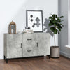 Modern Wooden Sideboard Storage Cabinet Unit With 2 Doors & 2 Drawers Wood Units