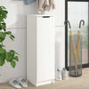 Modern Wooden Narrow 1 Door Hallway Shoe Storage Cabinet Unit Organiser Wood