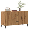 Modern Wooden Sideboard Storage Cabinet Unit With 2 Doors & 2 Drawers Wood Units