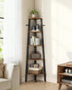 5 Tier Corner Shelf Ladder Shelving Unit Display Bookshelf Hallway Plant Sta