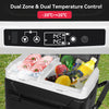 60L Portable Car Refrigerator -20°C to 20°C Dual Zone Camping Fridge/Freezer