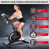 Spin Bike with Monitor - 8kg Flywheel Magnetic Exercise Bike Smart Cardio Cycle