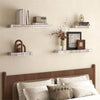 Mirrored Diamond Crush Floating Wall Shelf Crystal Modern 38x15cm Sparkly Bling