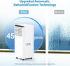 9000 BTU Portable Air Conditioner 4-in-1, Smart Control & Quiet Cooling, Dehumid