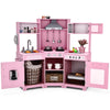 Kids Corner Wooden Playset Pretend Toddler Kitchens Cooking Toy Light