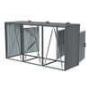 Outside Metal Bin Shed Triple Wheelie Bin Storage Cover Rubbish Dustbin Shed UK