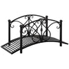 Decorative Garden Bridge Landscaping with Railings for Creek Pond