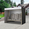 2-3 Seater Swing Cover Garden Hammock Canopy Chair Seat Cover Waterproof Outdoor