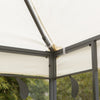 Patio Gazebo Canopy Outdoor Wedding Party Tent Shelter Sun Shade Steel- 3m x 3m
