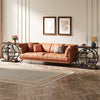 End Table for Living Room, 5-Tier Industrial Narrow Side Table with Metal Frame