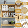 Over-The-Toilet Storage Cabinet Freestanding 4-Tier Bathroom Organizer Shelves