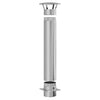Chimney Extension Silver 35 x 35 x 132 cm Stainless steel
