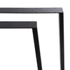 2x Industrial H71mm Steel Coffee Table Legs Trapezium Trapezoid Shape Bench Desk