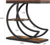 Farmhouse Small End Table, Narrow Wooden Side Table Accent Table for Living Room