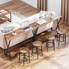 Slim Console Table with 2 Shelves,Narrow Entryway Table for Living Room, Hallway