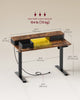Electric Standing Desk with Built-In Power Strip, LSD182X11V1