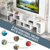 Free Combination TV Stand for TVs up to 65 Inches Media Entertainment Fnhucaxnlw
