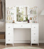 Dressing Table With Led Mirror Drawers Set Makeup Desk Vanity Table Lights