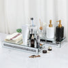 Mirrored Diamond Crush Floating Wall Shelf Crystal Modern 38x15cm Sparkly Bling
