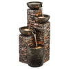 Serenity Pouring Bowls LED Water Feature Mains Powered Garden Fountain Outdoor