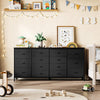 Chest of Drawer Dresser TV Stand for 75" TV 14 Drawer w/ Power Outlet Bedroom