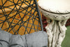Grey Rattan Swing Patio Garden Weave Hanging Egg Chair & Cushion Indoor Outdoor