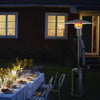 Outdoors Standing Patio Heater 8.8KW Propane Gas On Wheels Brand - New