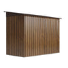4 x 8FT Garden Shed Metal Steel Pent Roof Outdoor Storage Shed Free Foundation