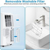 12000 BTU Portable Air Conditioner 3-in-1 Cooler & Dehumidifier & Fan w/ Remote