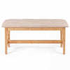 100 CM Upholstered Bench Button Tufted End of Bed Bench For Bedroom