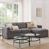 Dusk Soho Grey Chenille Right Hand Storage Chaise Sofa RRP £1859