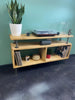 Reclaimed Wood Record Stand Urban Reclamation Rustic Solid Wood Storage