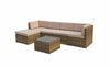 Signature Weave Stella Garden Brown Outdoor Modular Corner Sofa Set RRP £899