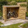 6x3 WOODEN GARDEN BIKE STORE OUTDOOR PENT BICYCLE SHED TOOL WALLSTORE STORAGE
