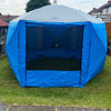 Hexagon Screen House Event Shelter Garden Pop Up Gazebo 3.5m Marquee party tent