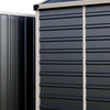 3-10FT Galvanised Garden Storage Shed Outdoor Apex /Pent Roof Log Tool House Box