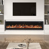 40/50/60/70/80/100 Inch Insert/Wall Mounted LED Fireplace Wall Inset Into Fire